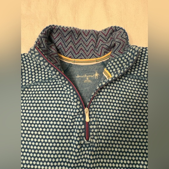 Smart Wool 1/4 Zip Long Sleeve - Picture 2 of 11